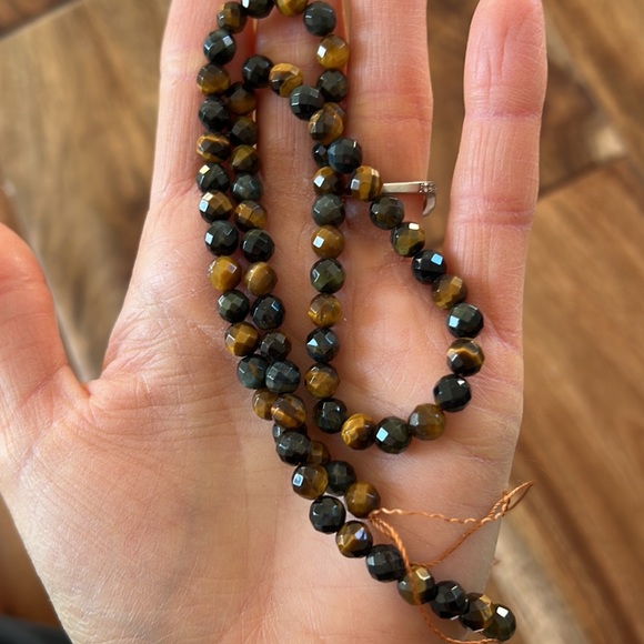 Loose Strand Tigers Eye Stones 15.5” - Picture 3 of 3